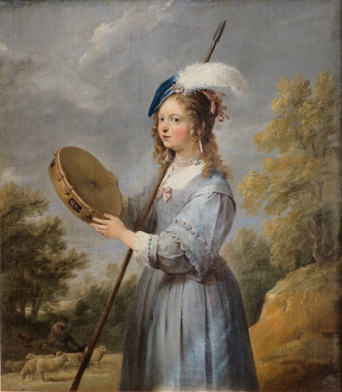 Pastýřka od David Teniers the Younger