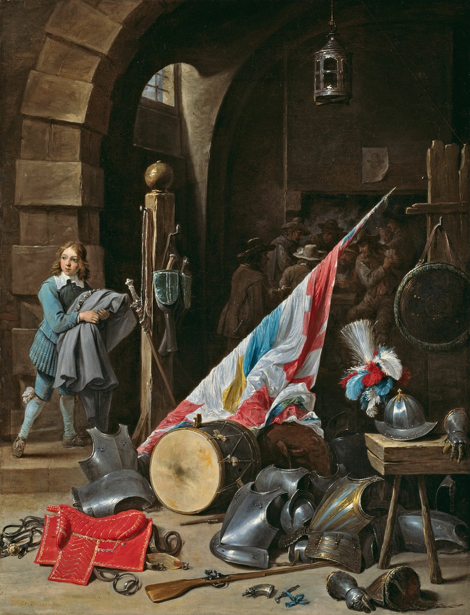 Strážnice od David Teniers the Younger