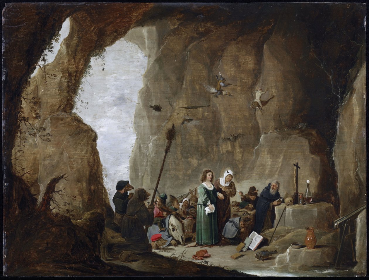 Pokušení svatého Antonína od David Teniers the Younger