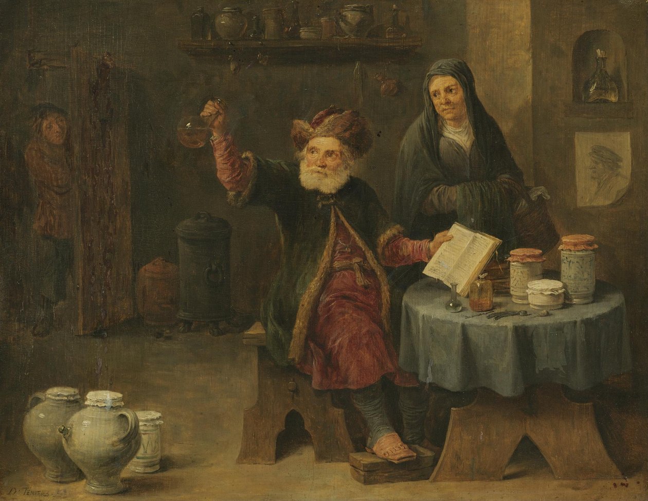 Návštěva lékaře od David Teniers the Younger