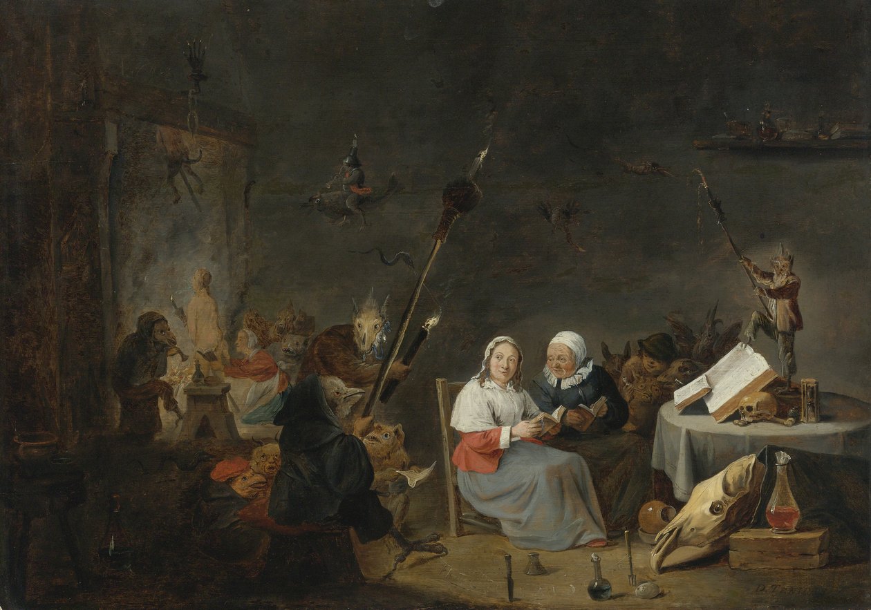 Čarodějnický sabat od David Teniers the Younger
