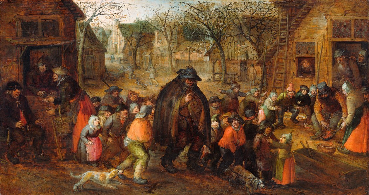 Slepý hráč Hurdy-Gurdy od David Vinckboons (I)