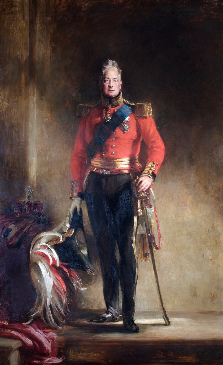 Kuningas Vilhelm IV (öljy kankaalle) od David Wilkie
