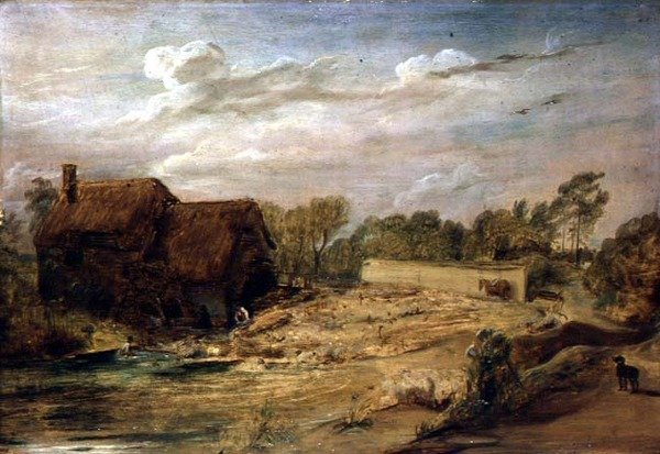 Mytí ovcí ve Wiltshire od David Wilkie