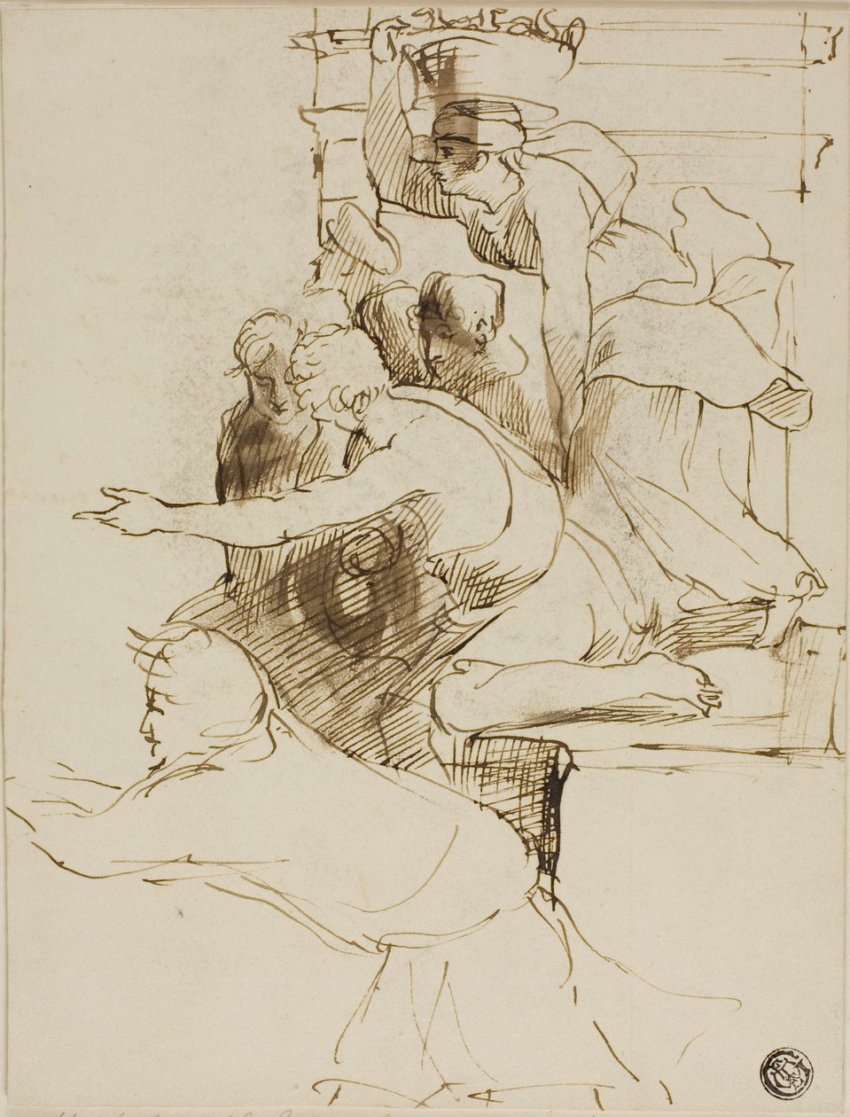 Náčrtek z Escurialu od David Wilkie