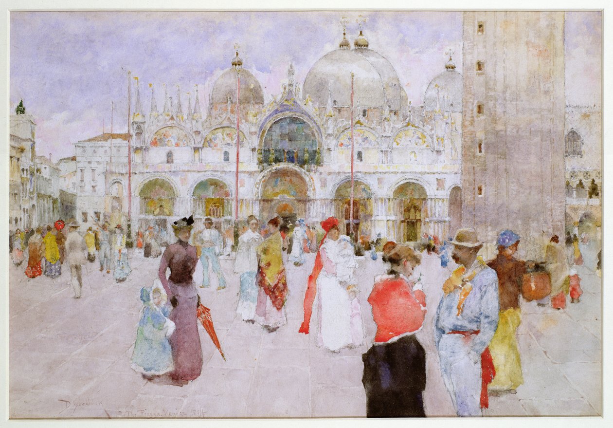 Piazza di San Marco, Benátky od David Woodlock