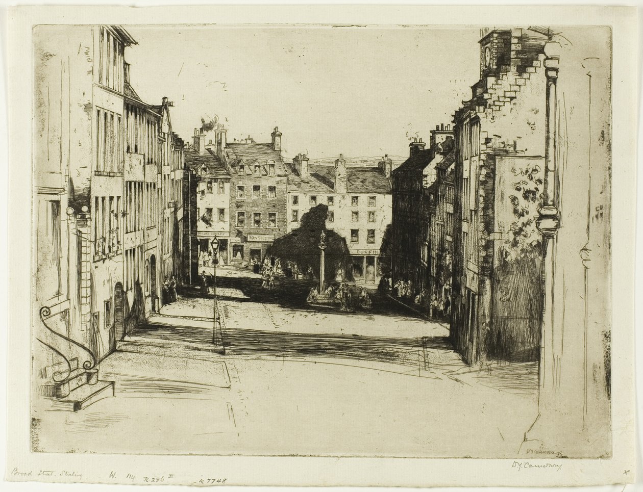 Široká ulice, Stirling od David Young Cameron