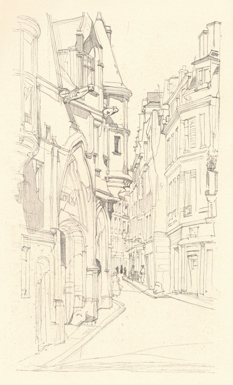 Hotel Sens, 1915 od David Young Cameron