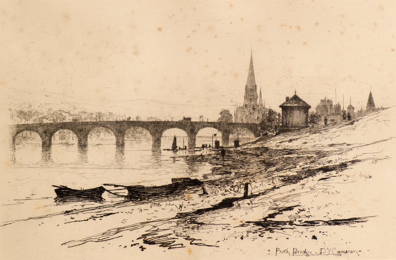 Perth Bridge (lept) od David Young Cameron