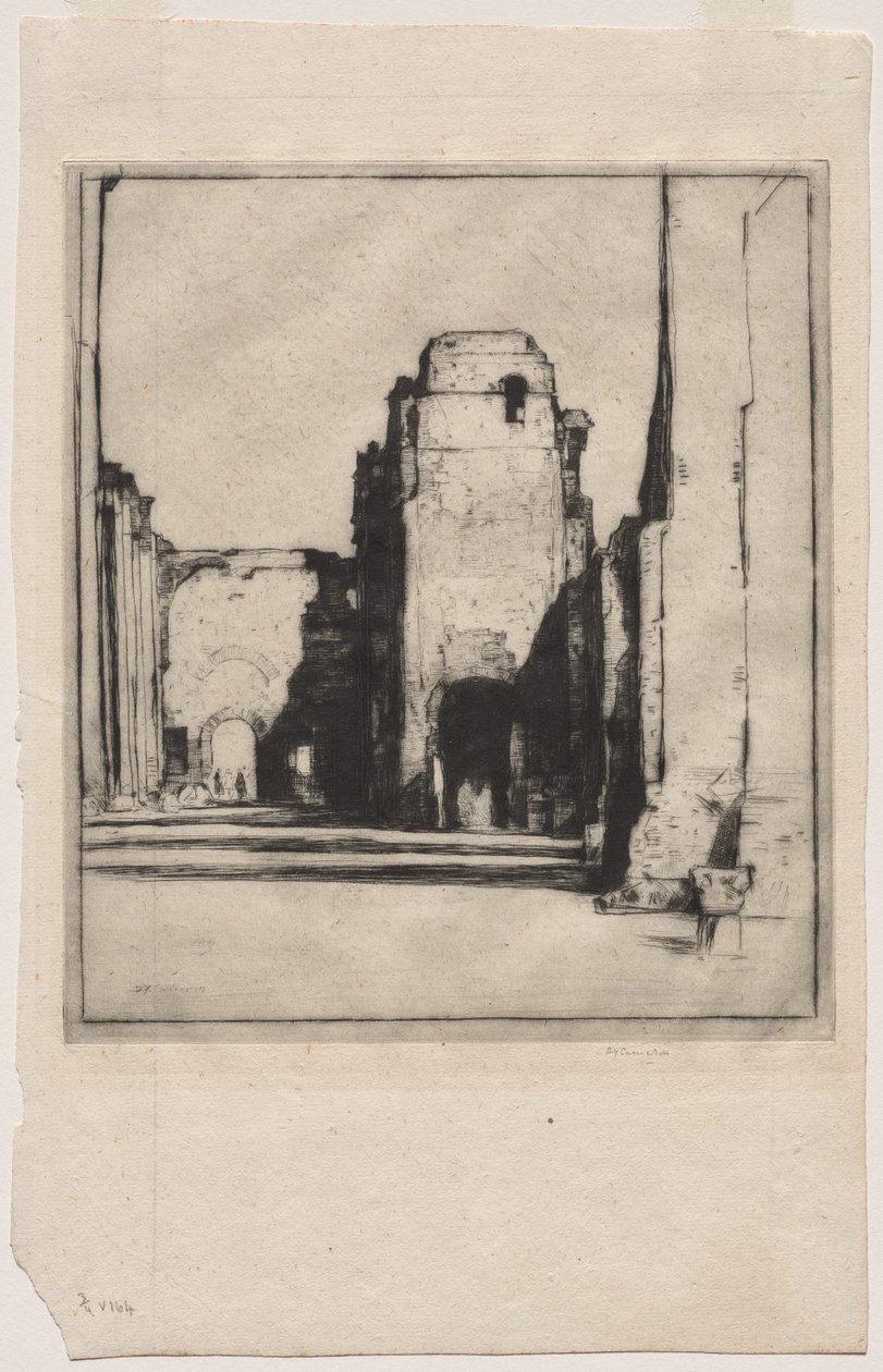Tepidarium, Baths of Caracella   1310080   cs       czech Successfully Translated  Original: He felt the net very heavy, from The Water Babies by Charles Kingsley, pub. 1916 (colour litho) Translat: He felt the net very heavy, from The Water Babies by Char od David Young Cameron