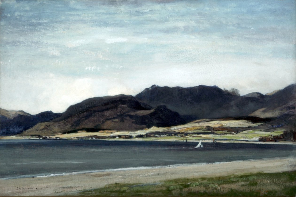 Hills of Ardgower od David Young Cameron