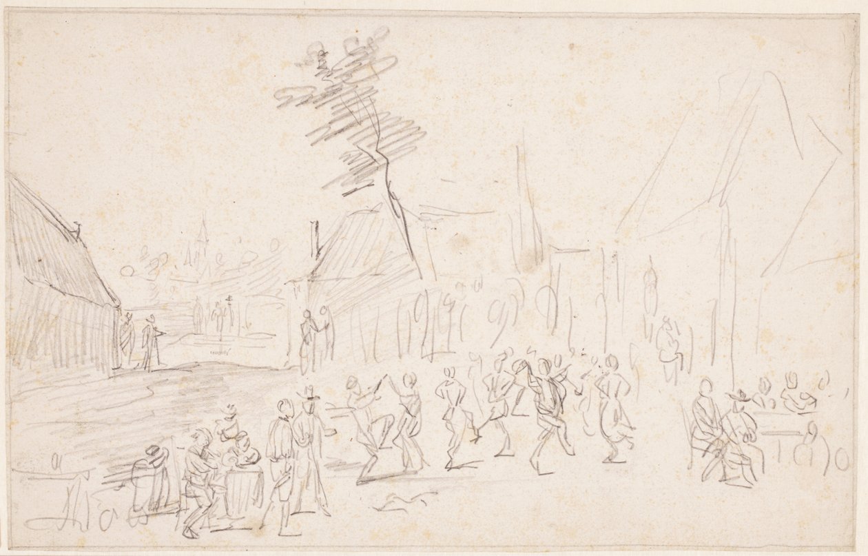 Selská svatba od David Teniers the Younger