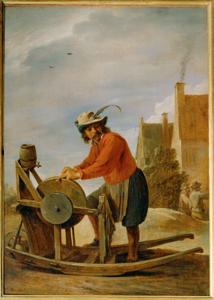 Bruska na nože ... od David the Younger Teniers