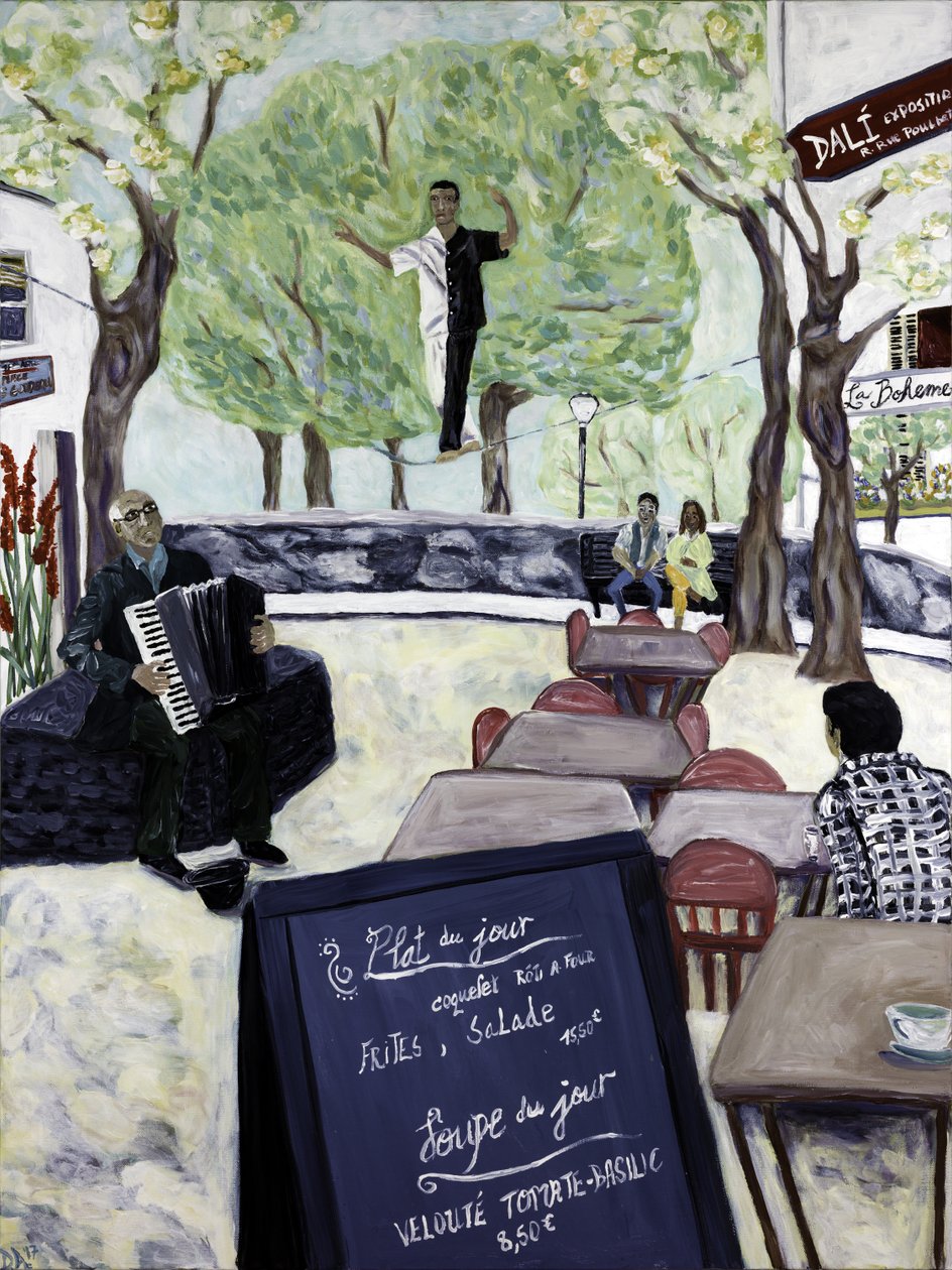 Montmartre, 2017 (akryl na plátně) od Deborah Eve Alastra