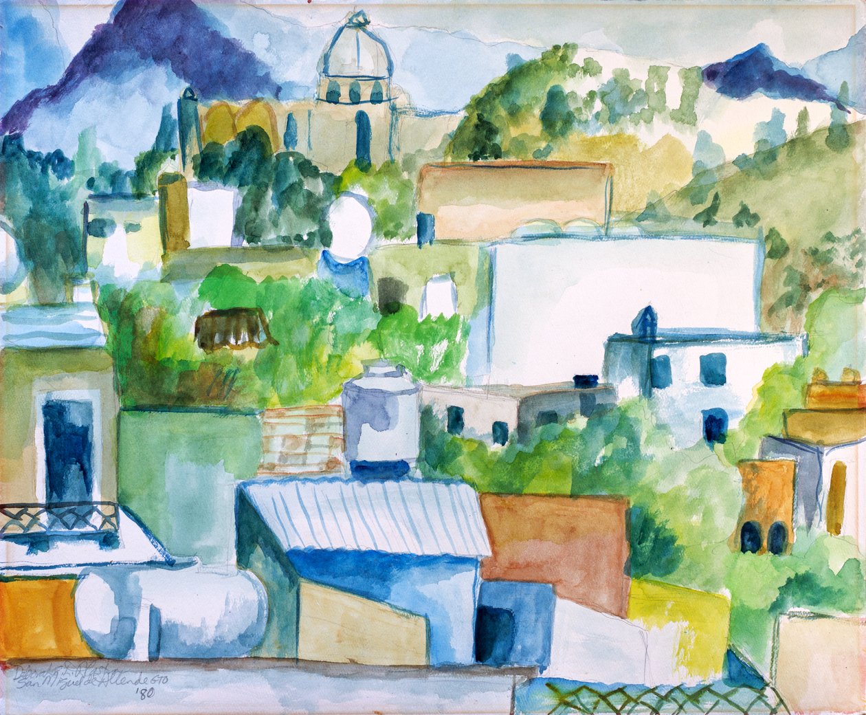 San Miguel View od Deborah Eve Alastra