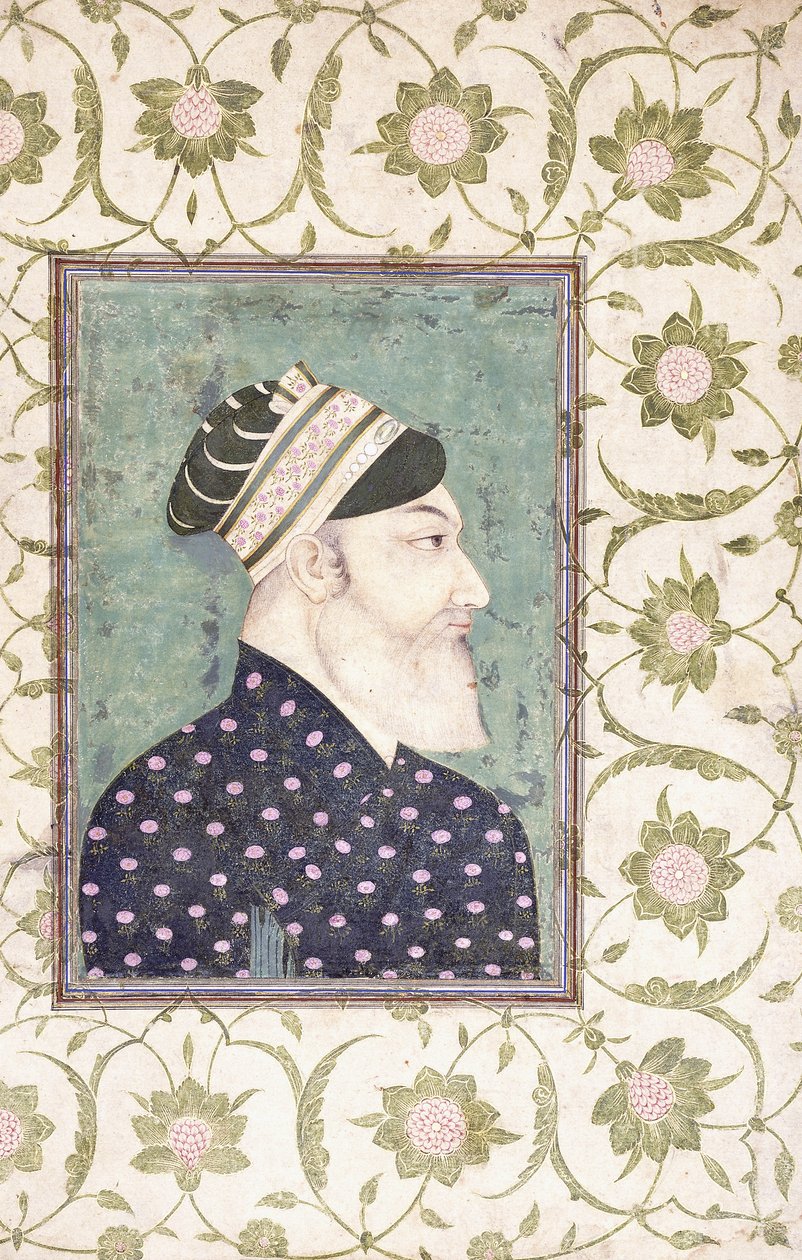 Portrét šlechtice, 18. století od Deccani School