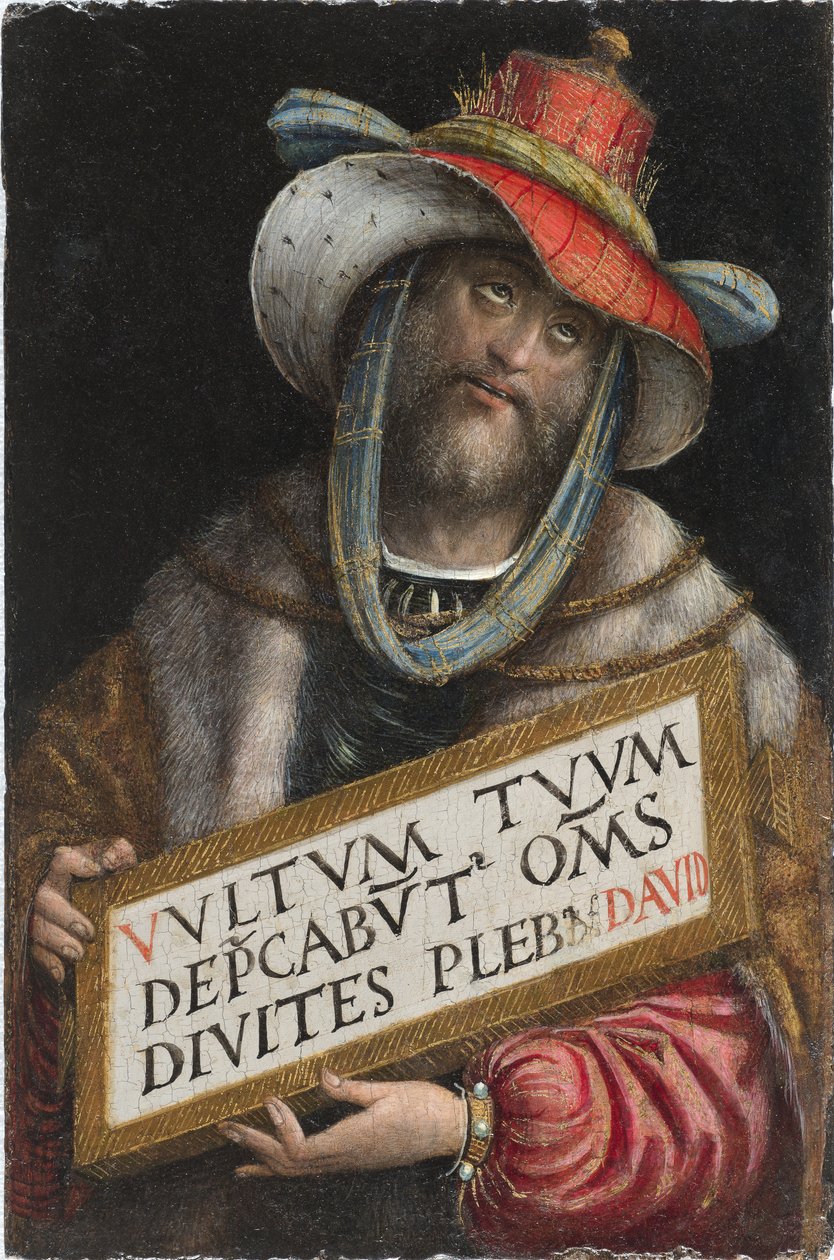 Král David, kolem roku 1525 od Defendente Ferrari