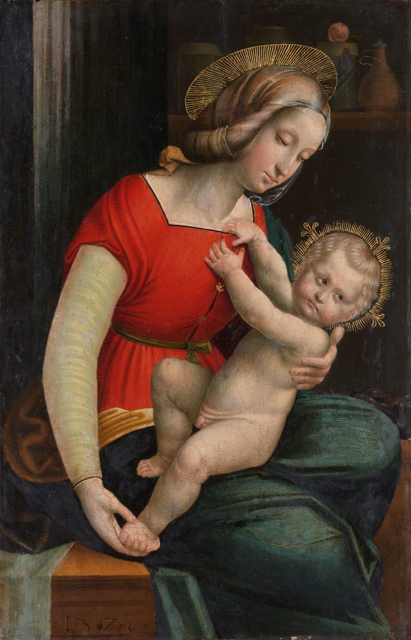 Madonna a dítě od Defendente Ferrari