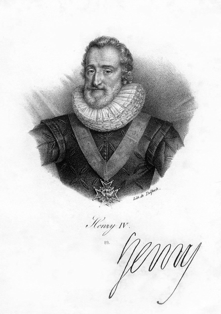 Francouzský Jindřich IV., 1553-1610. od Delpech