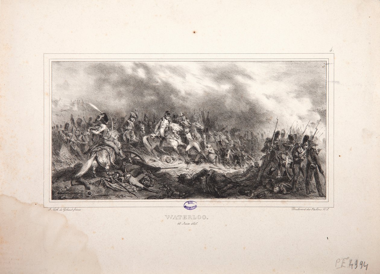 Waterloo, 18. června 1815 od Denis Auguste Marie Raffet