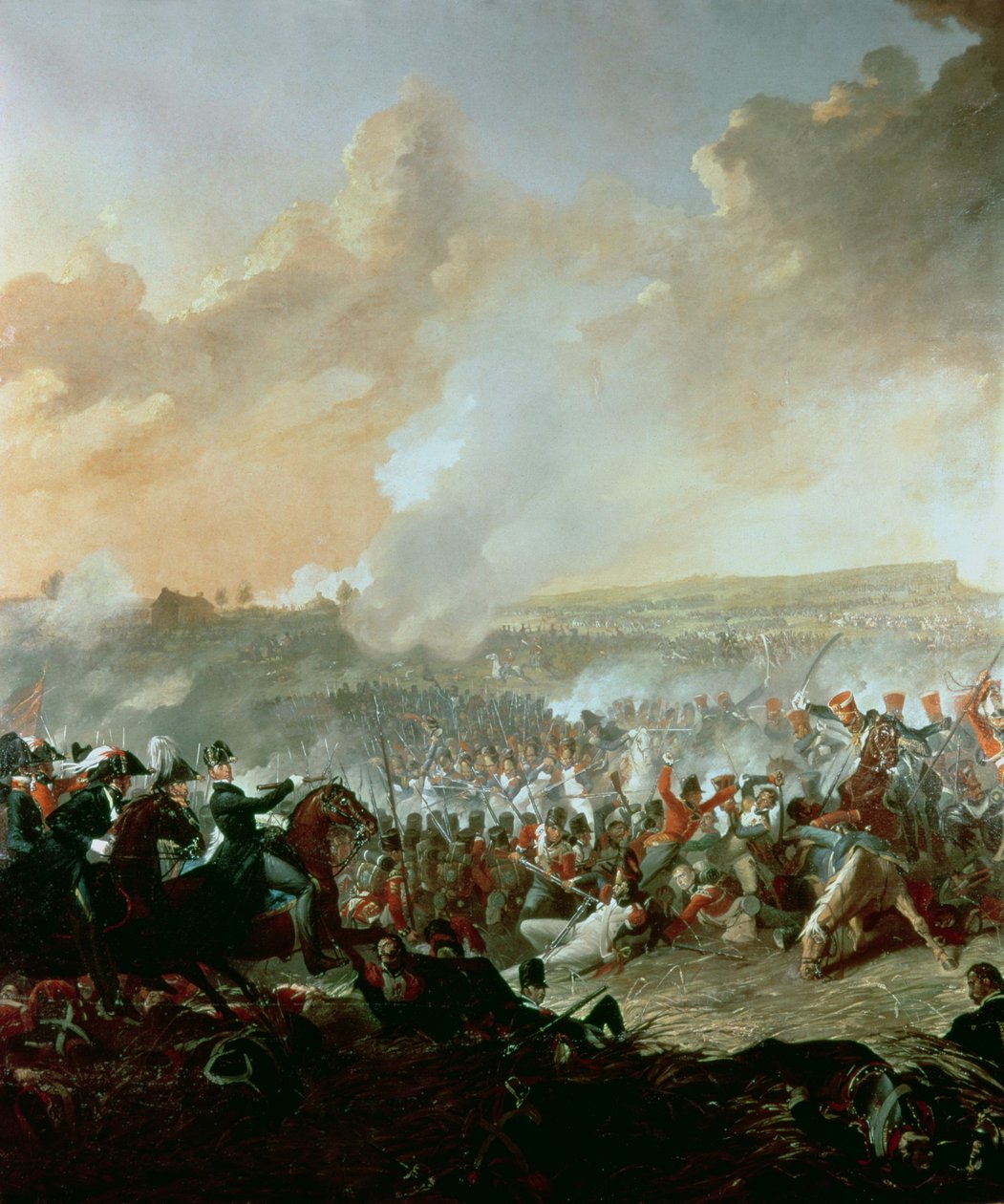 Bitva u Waterloo, 18. června 1815 (detail 209202) od Denis Dighton
