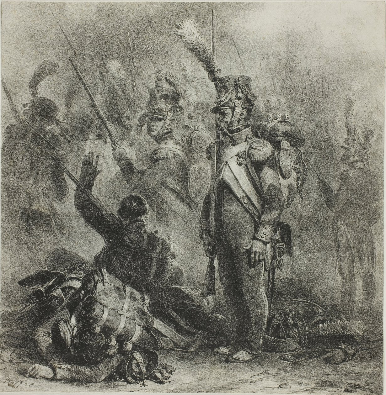 Zavřete žebříčky od Denis Auguste Marie Raffet