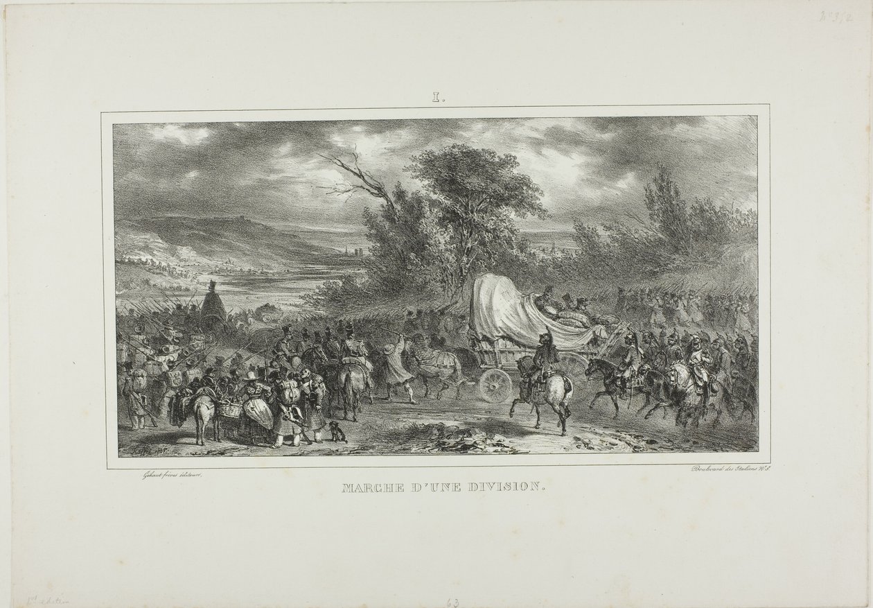 Divize March od Denis Auguste Marie Raffet