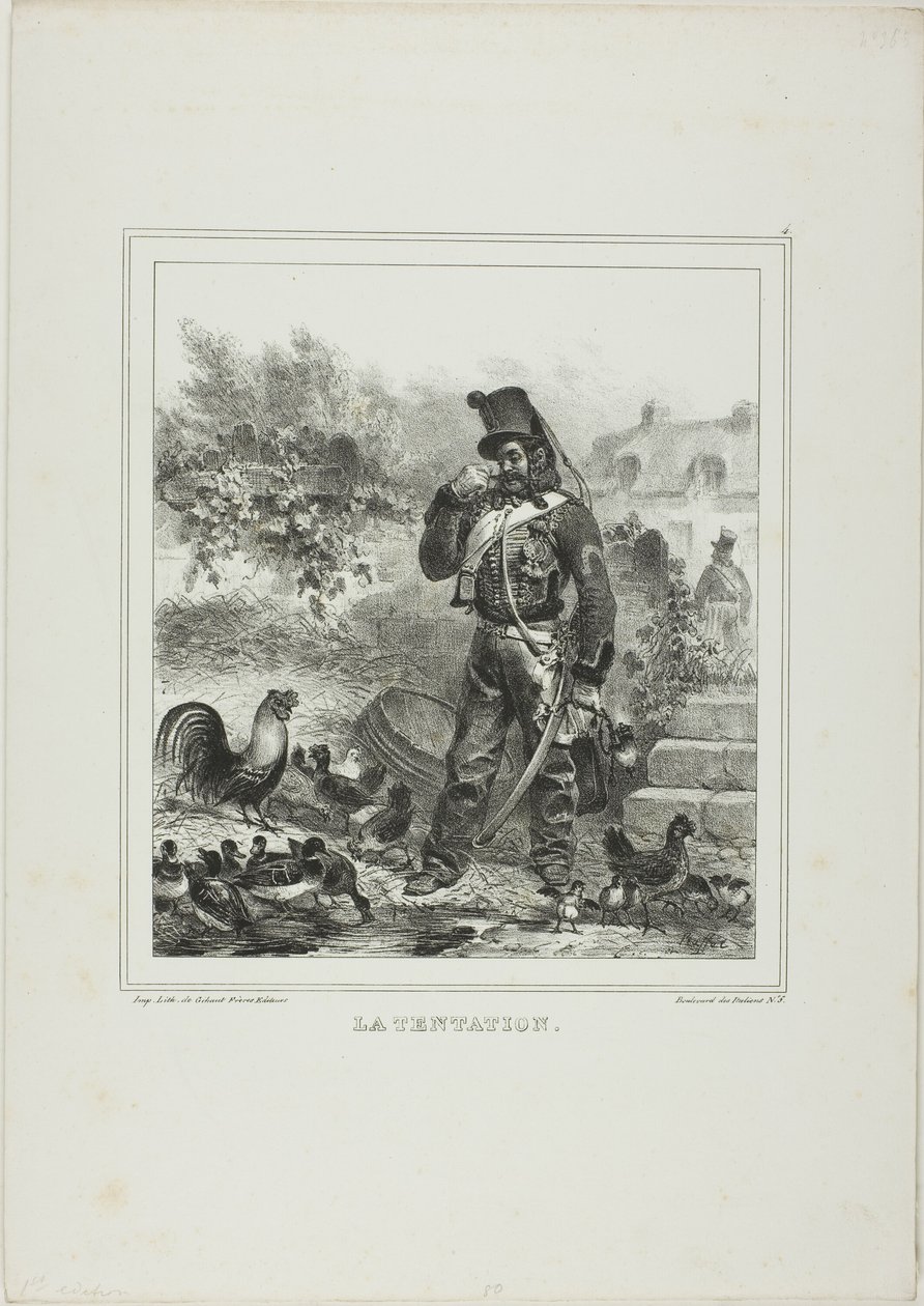 Pokušení od Denis Auguste Marie Raffet