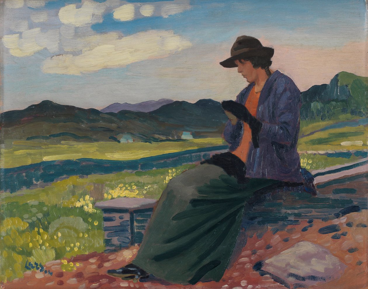 Lyndra ve Walesu, 1910-14 od Derwent Lees