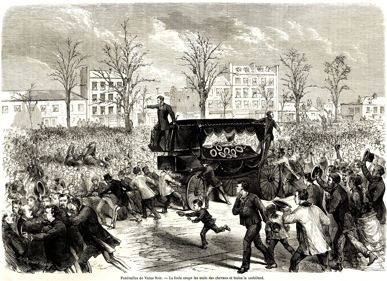 Pohřeb Victora Noira od Desroches Valnay
