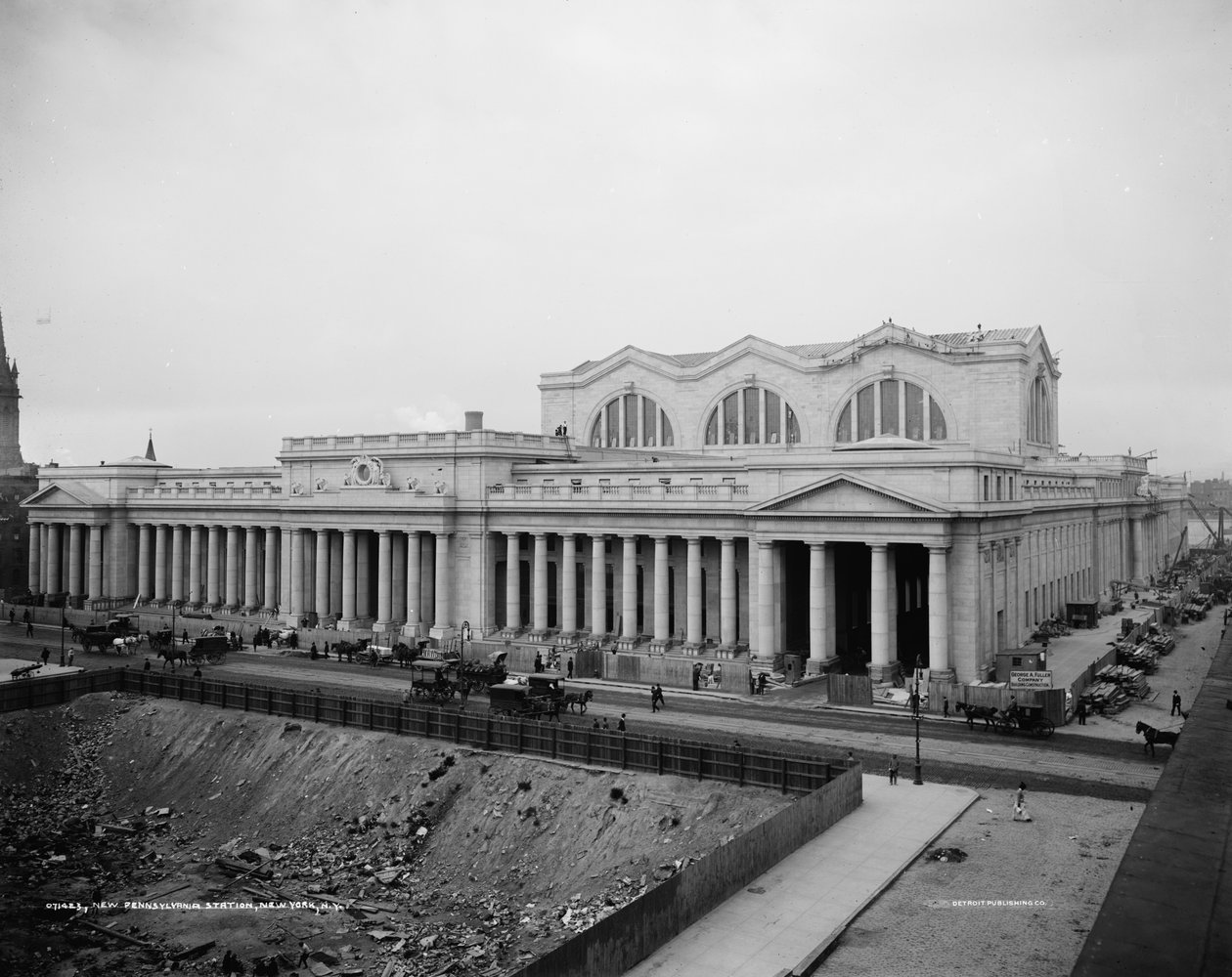 New Pennsylvania Station, New York, NY, kolem 1904-20 od Detroit Publishing Co.