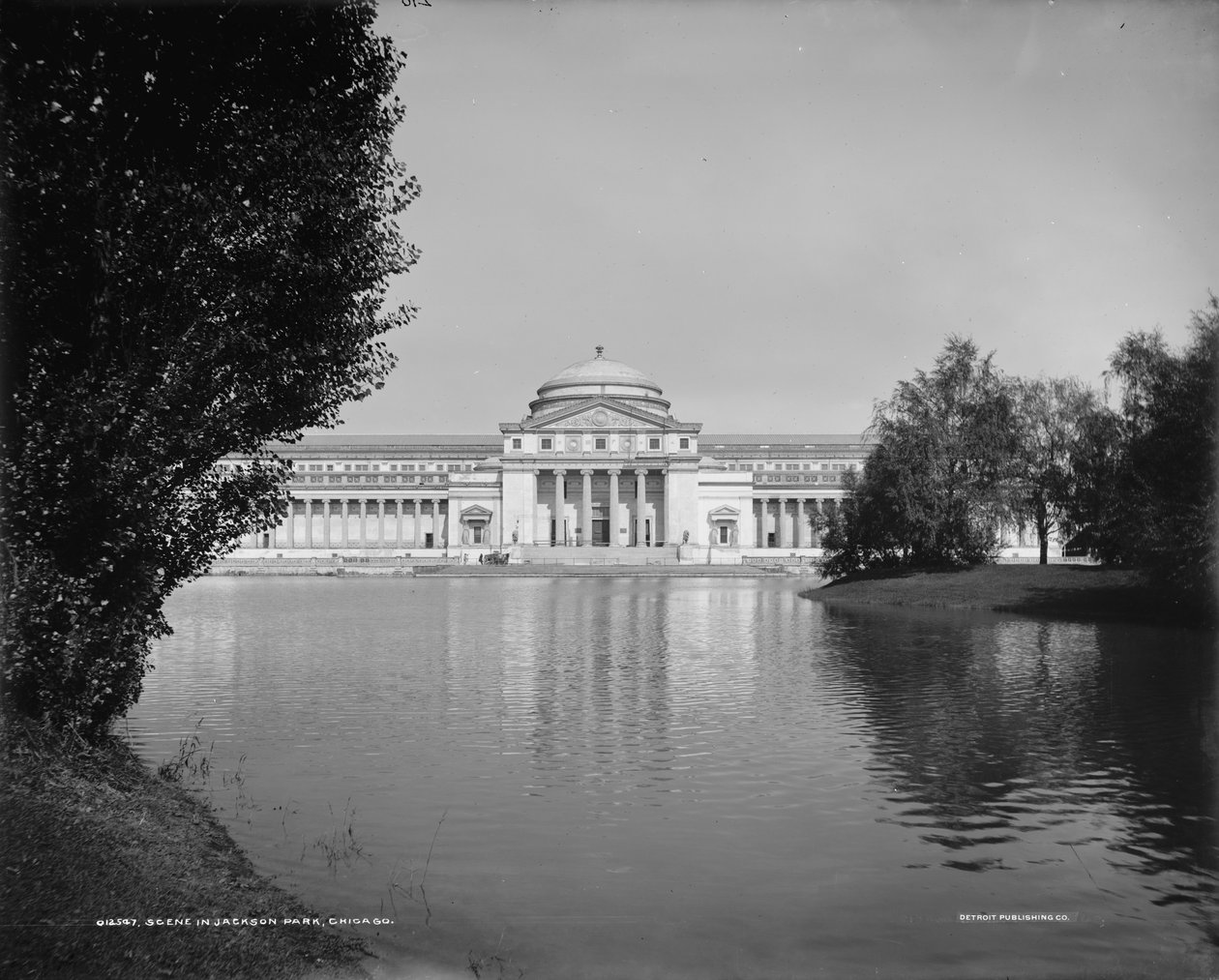 Scéna v Jackson Park, Chicago, Illinois, 1890-1901 od Detroit Publishing Co.