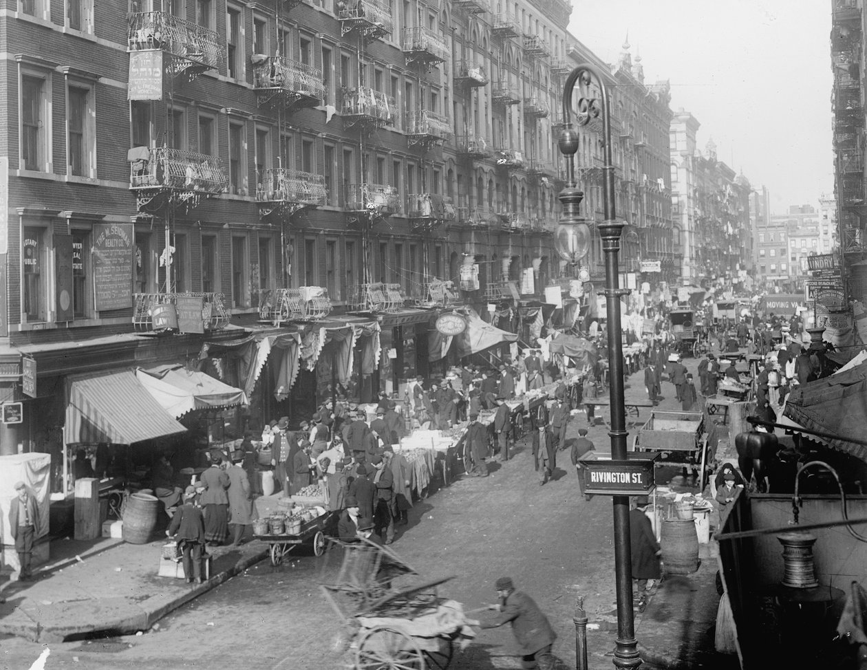 Ghetto, New York, NY, cca 1900-15 od Detroit Publishing Co.