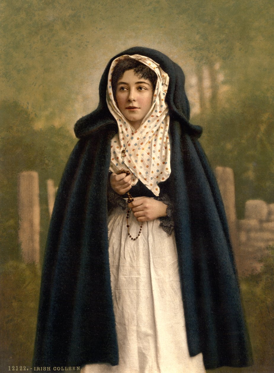 Irský Colleen, 1890 od Detroit Photographic Co.