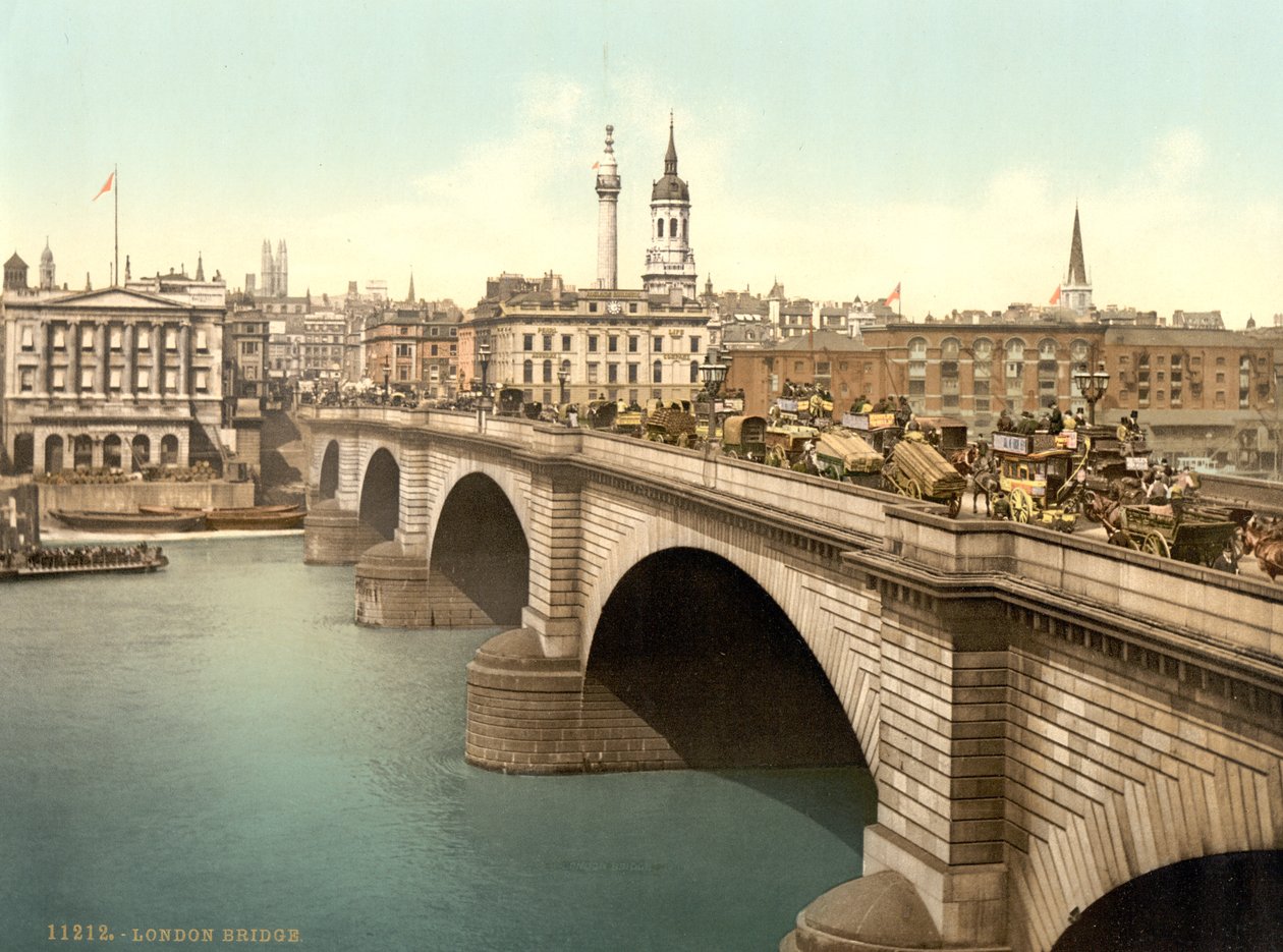 London Bridge, cca 1890-1900 od Detroit Publishing Co.