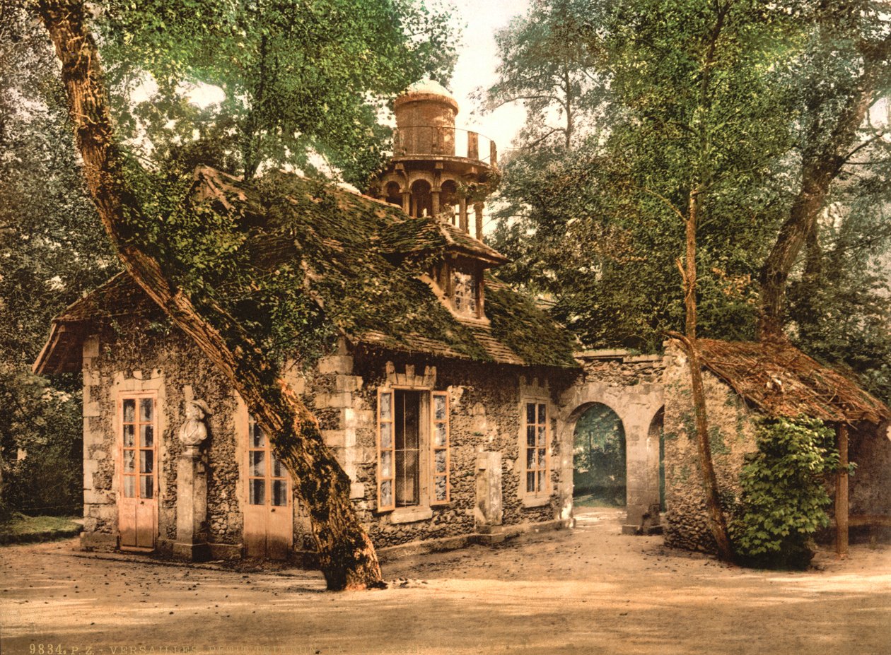 Petit Trianon, mlékárna, Versailles, kolem 1890-1900 od Detroit Publishing Co.