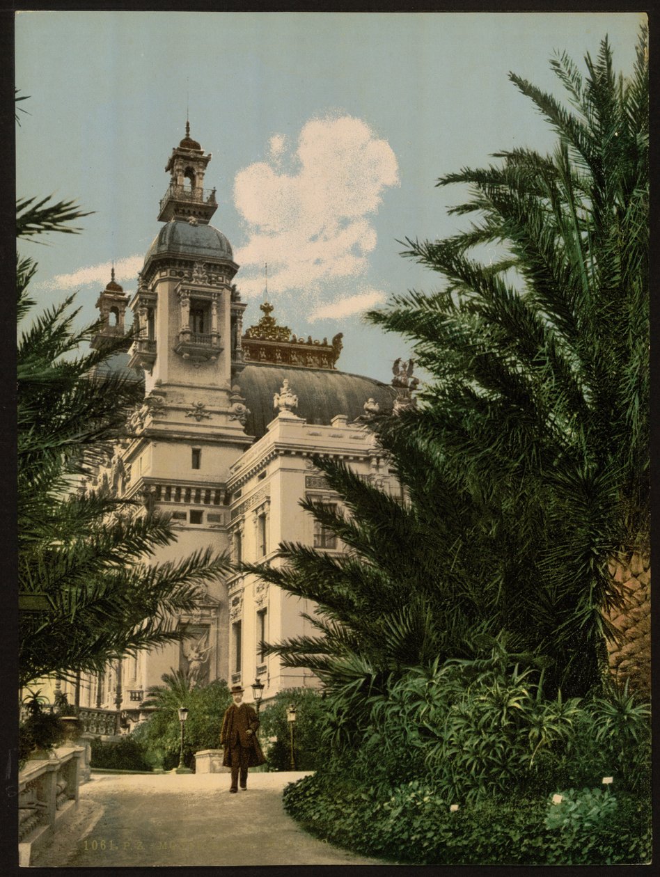 Divadlo, Monte Carlo, Riviera, Monako od Detroit Publishing Co.