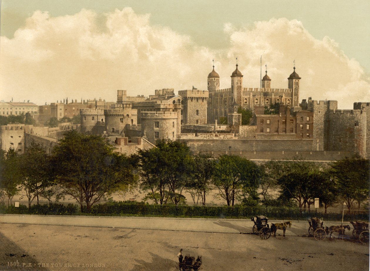 Tower of London, cca 1890-1900 od Detroit Publishing Co.