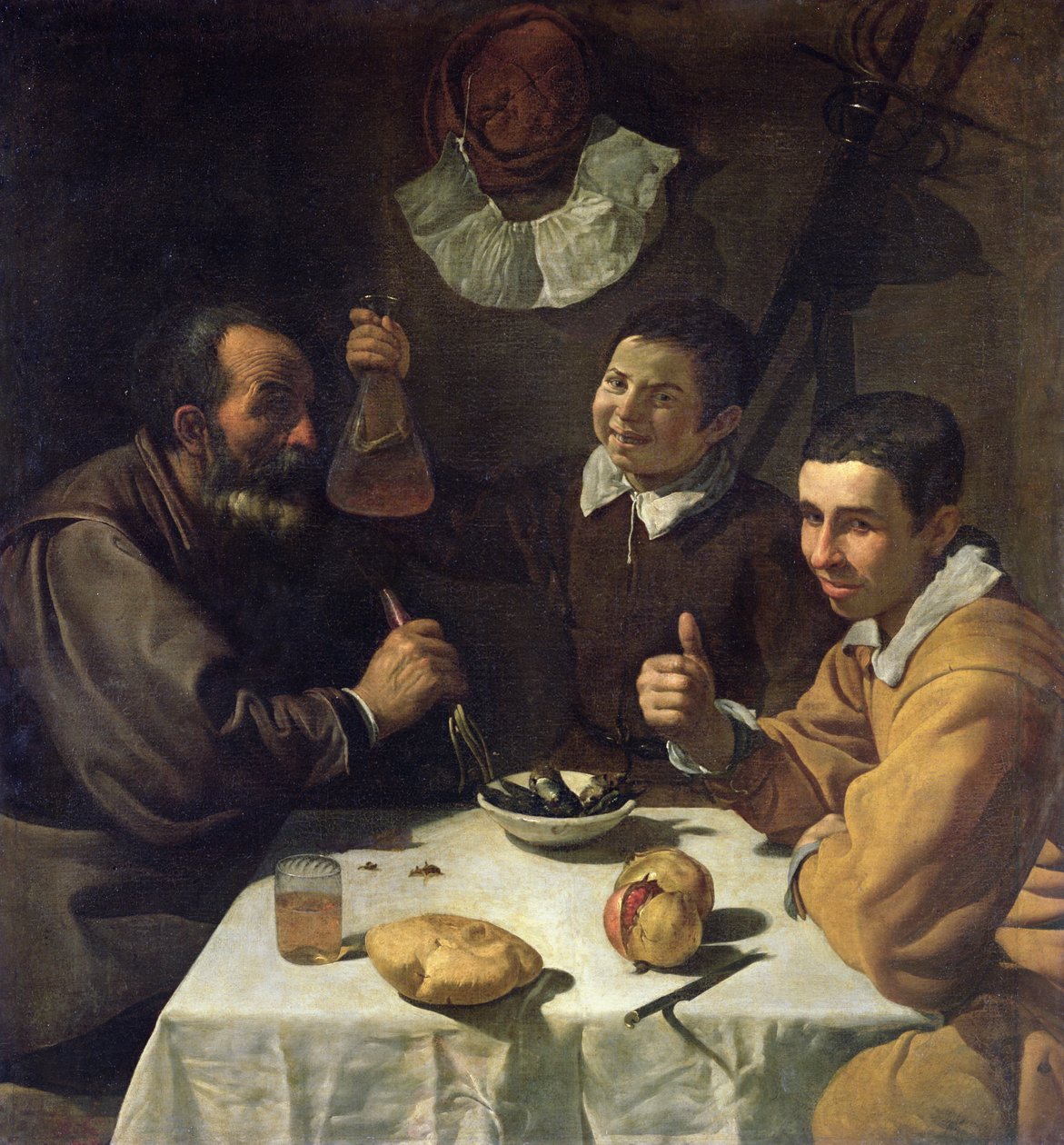 Oběd, kolem roku 1617 od Diego Velázquez