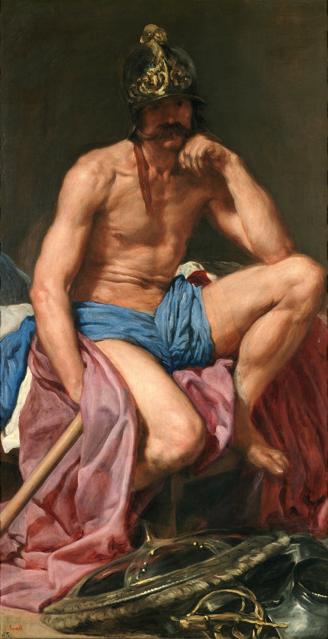 Bůh Mars od Diego Velázquez