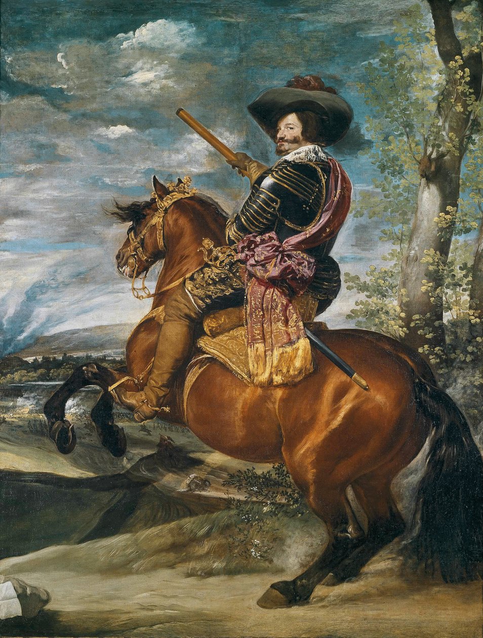 Jezdecký portrét Dona Gaspara de Guzmana (1587-1645) hraběte-vévoda z Olivares, 1634 od Diego Velázquez