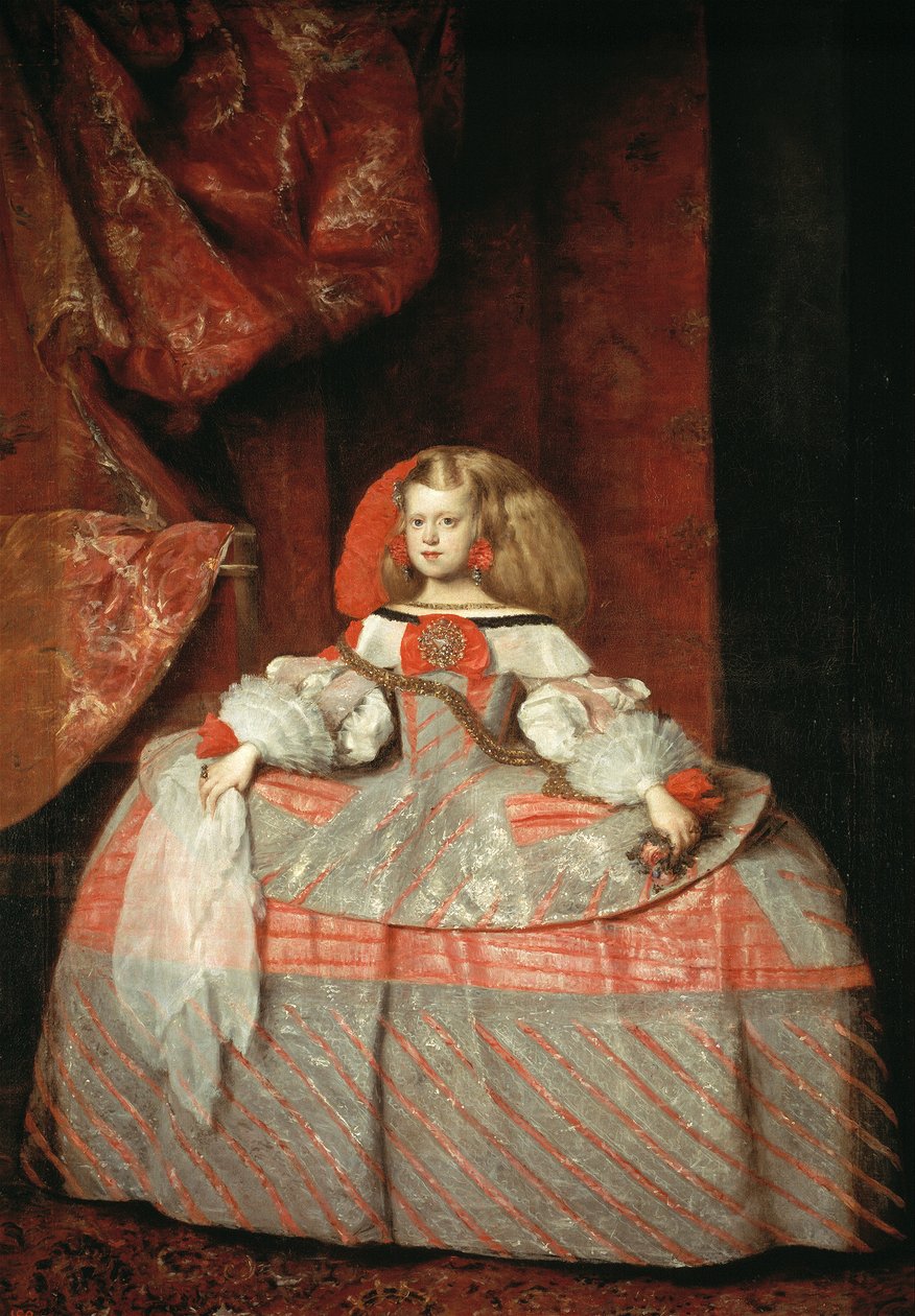 Infantka Margarita Teresa v růžových šatech od Diego Velázquez