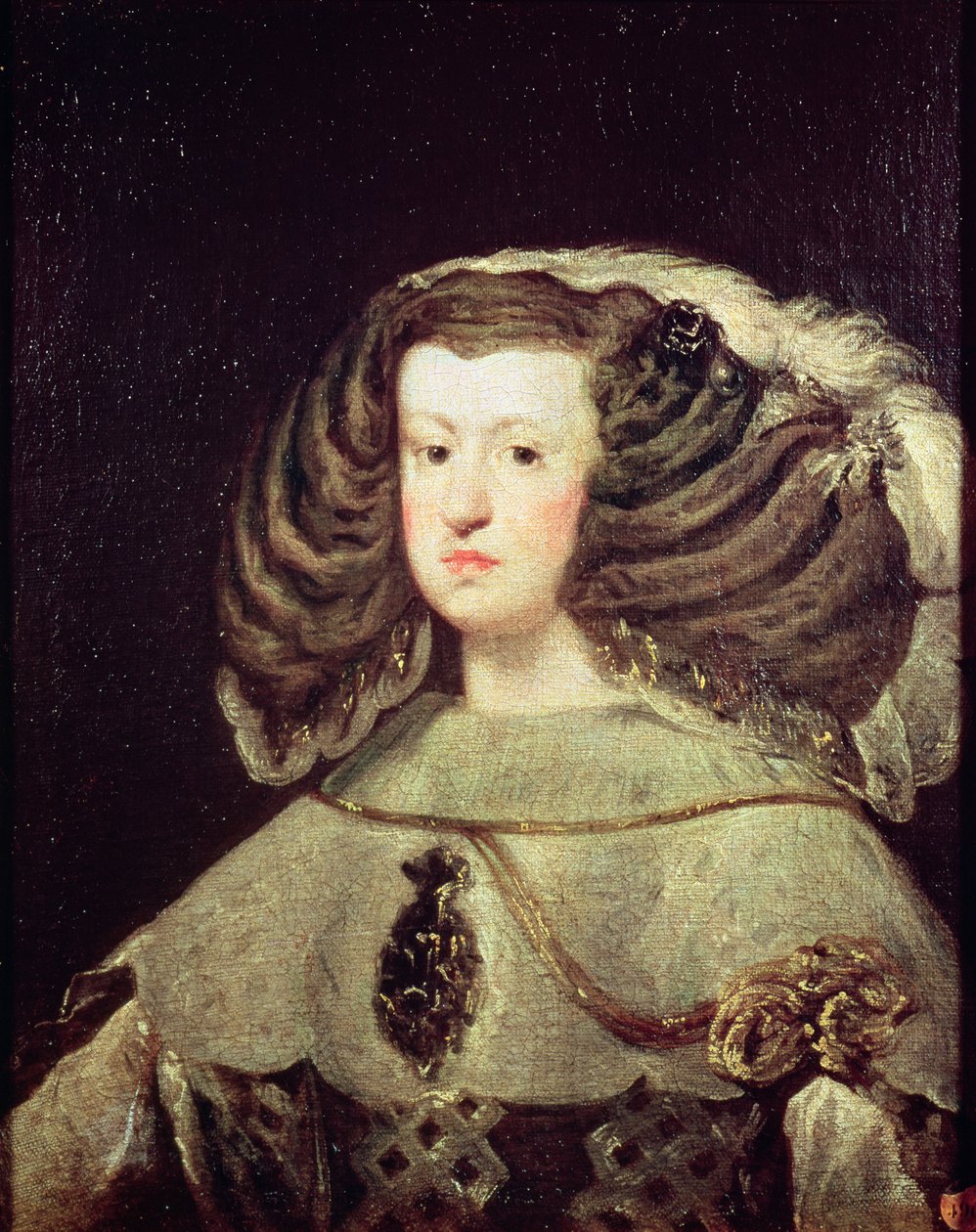 Rakouská královna Mariana od Diego Velázquez