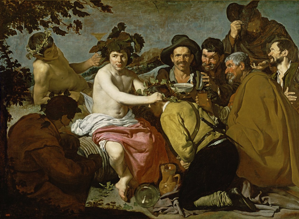 Bakchův triumf, 1628 od Diego Velázquez