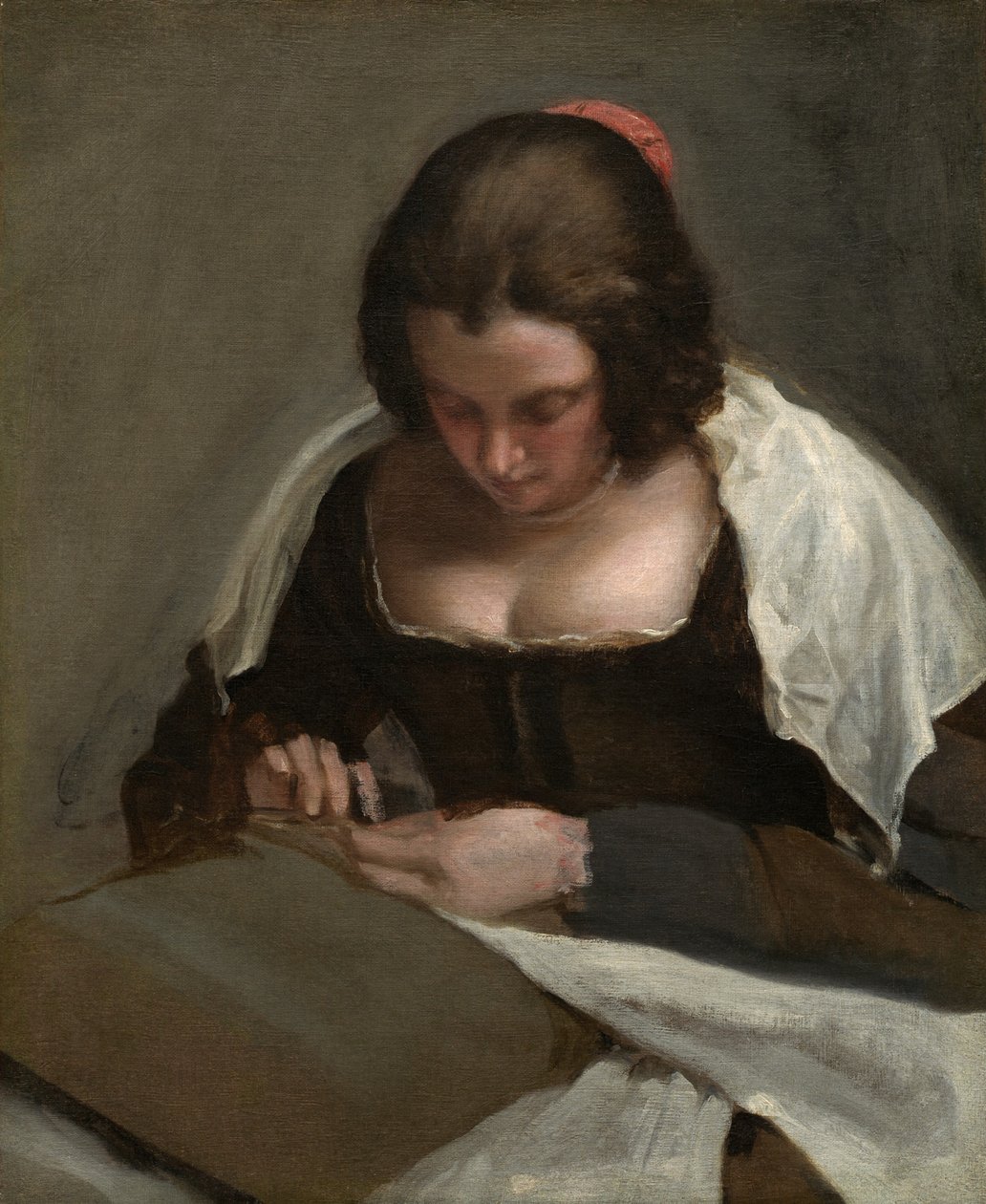 Needlewoman, c. 16401650. od Diego Velasquez
