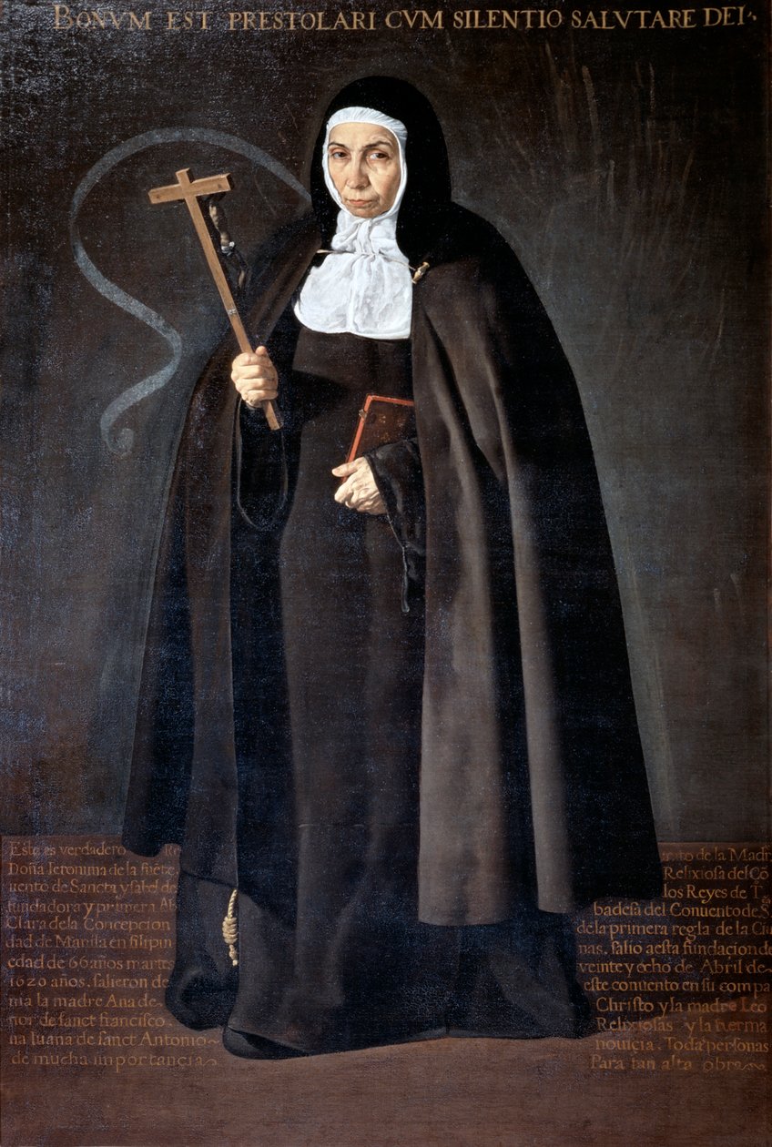 Abatyše Jeronima de la Fuente, 1620. od Diego Velázquez