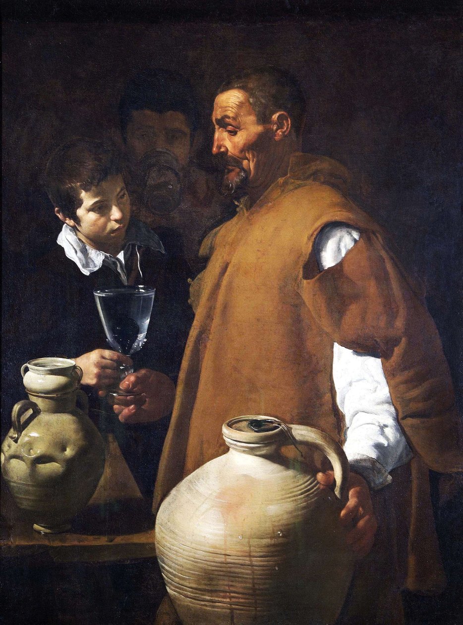 Sevillský vodní dopravce od Diego Velázquez