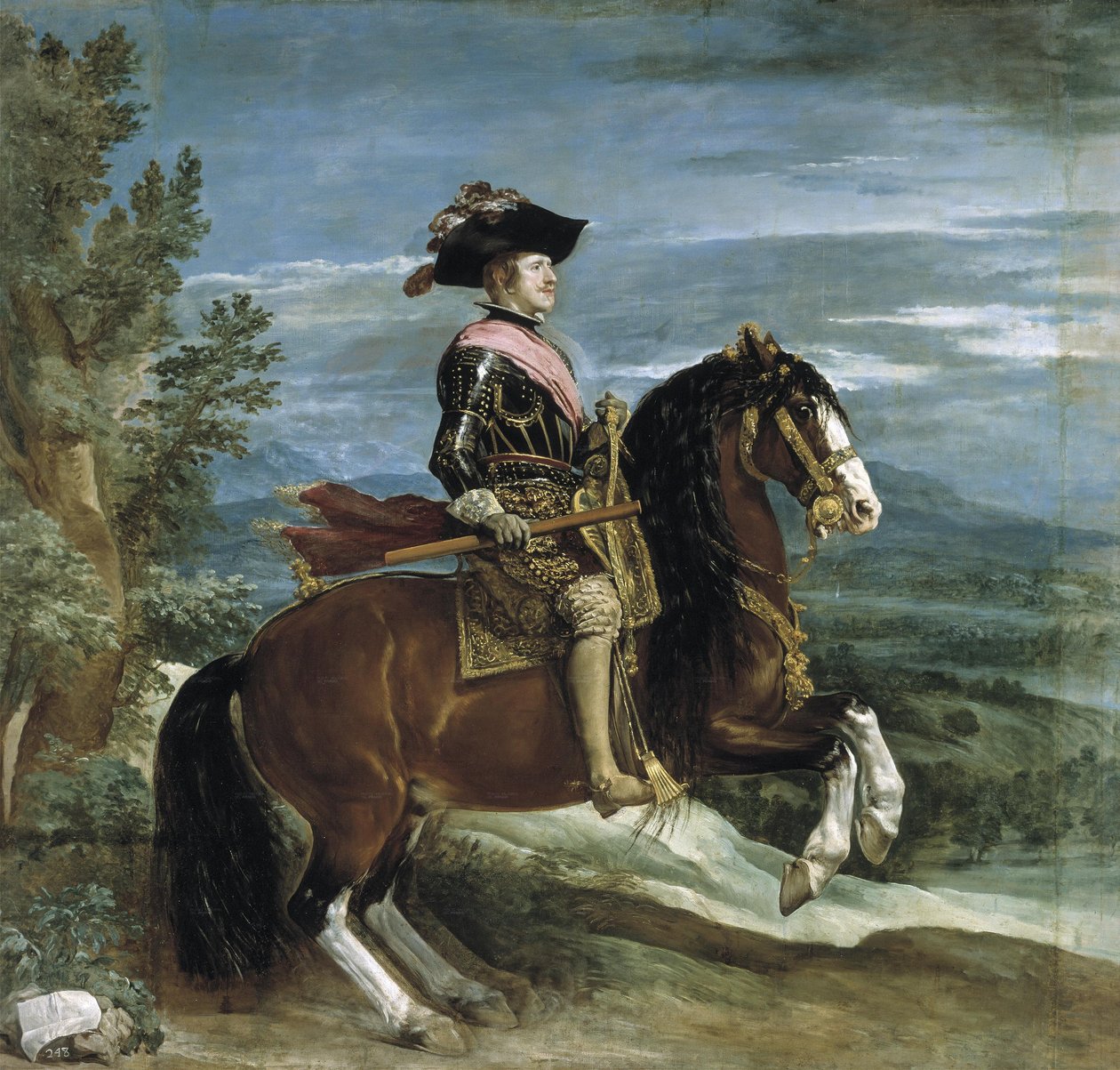 Jezdecký portrét Filipa IV od Diego Velázquez