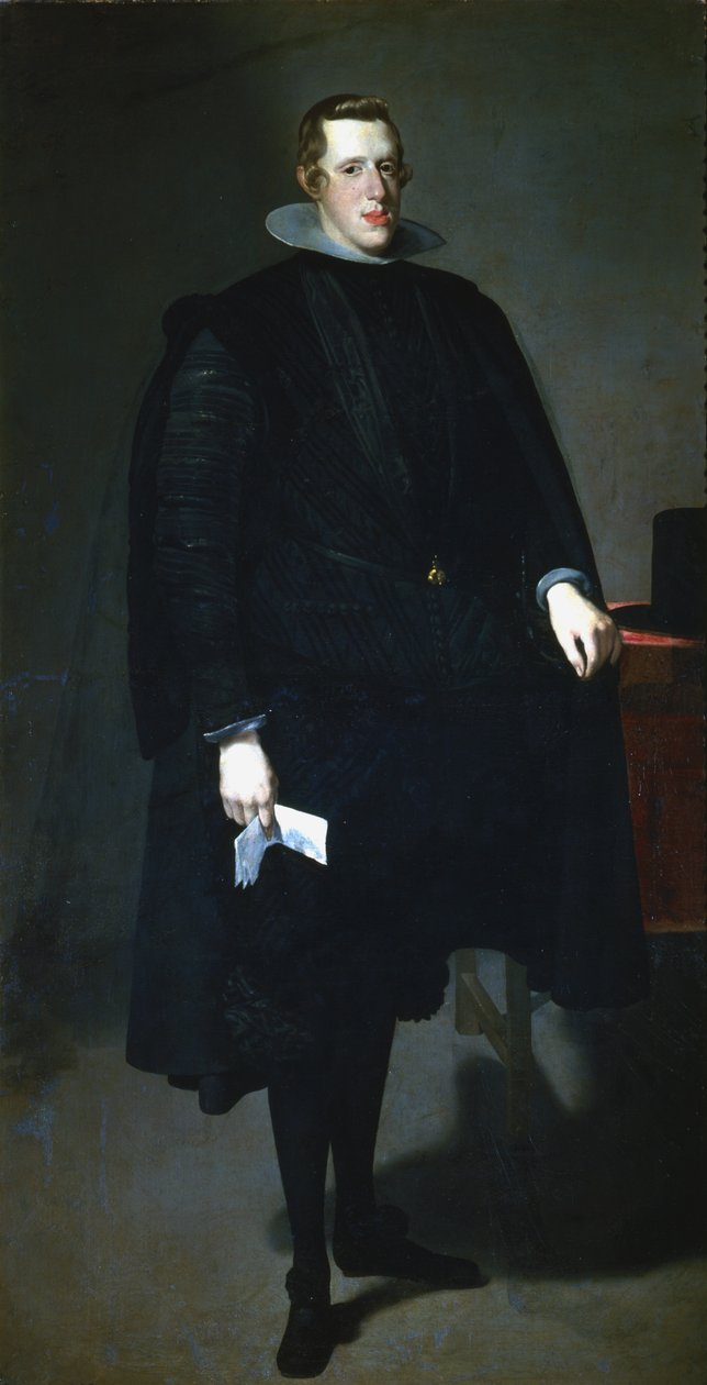 Filip IV., španělský král, c1626 od Diego Velázquez