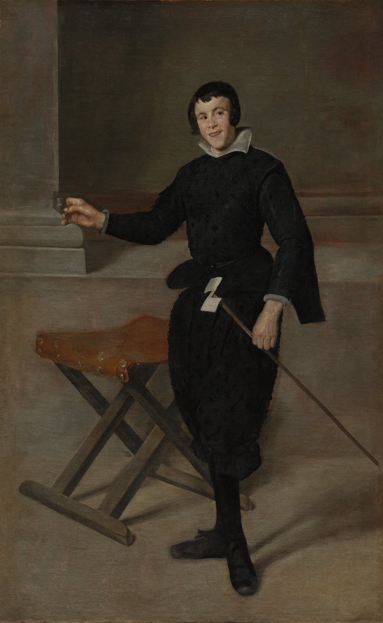 Portrét šaška Calabazas od Diego Velázquez